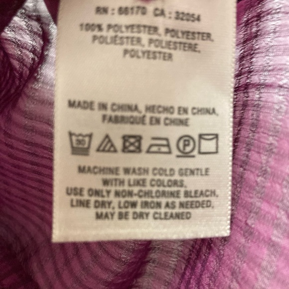 Anthropologie Burgundy (with block print) - Picture 10 of 11